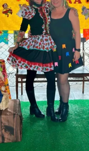 Vestido festa junina adulto