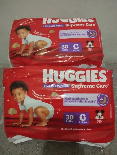 Fralda descartável Huggies