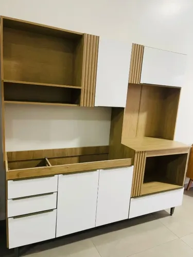 cozinha de branca nova