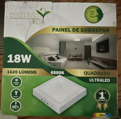 Paflon led de sobrepor 18w