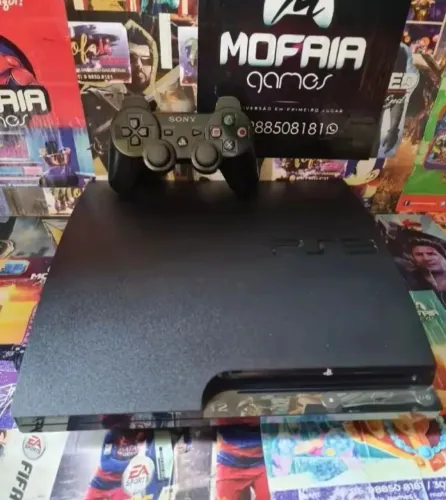 Ps3 seminovo com garantia dois controles