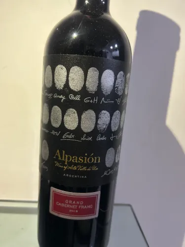 Vinho Argentino Alpasión Grand Cabernet Franc 2018