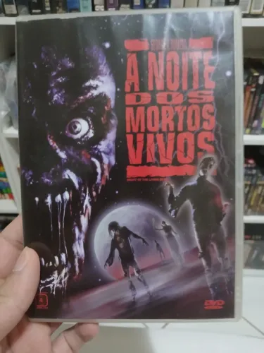 Dvd noite dos mortos vivos 1990 com encarte
