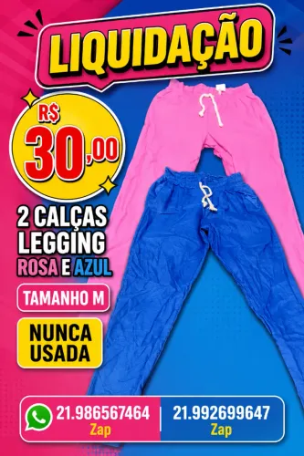 Calcas de Leegging Tamanho M