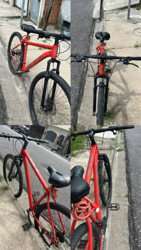 ?Bicicleta de Mountain bike<br>?ARO 27 <br>?COM MARCHAS <br>?CICLISMO