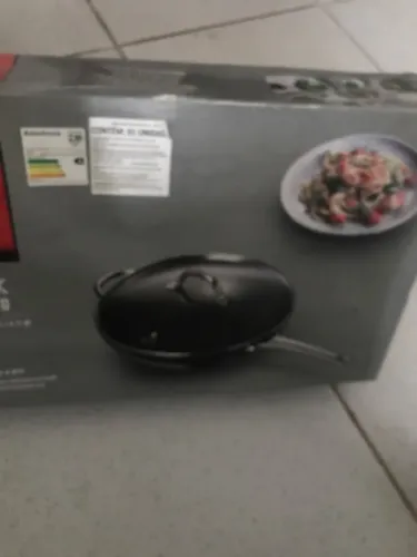 WOK James Olivier 30cm com Tampa - Nova e Intacta (Nunca Usada)