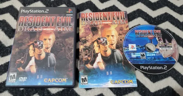 Jogo Resident Evil Dead Aim Black Label Original Ps2 Playstation 2