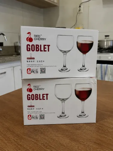 Jogo de Taças Red Cherry Goblet