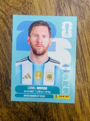 FIGURINHA COPA 2026 MESSI. ?IMPECÁVEL?