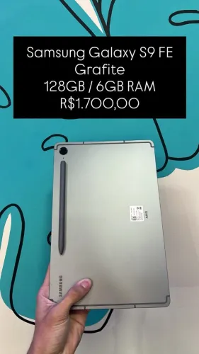 Samsung Galaxy S9 FE / 128GB / 6GB RAM / Grafite / Seminovo / Loja Física