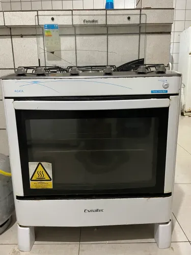Fogão elétrico Esmaltec Ágata 5 bocas ? usado