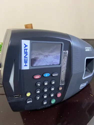 Relógio de Ponto Biométrico Henry Prisma Super Fácil R2 - Excelente Estado