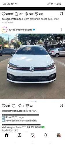 Volkswagen Polo GTS 1.4 TSI 16V Flex 2021