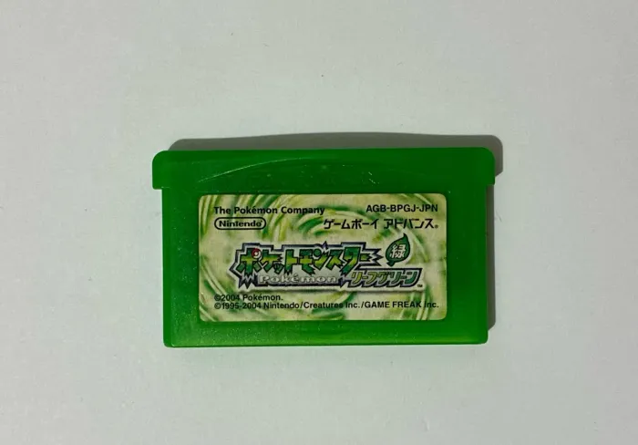 Pokémon Leaf Green original japonês
