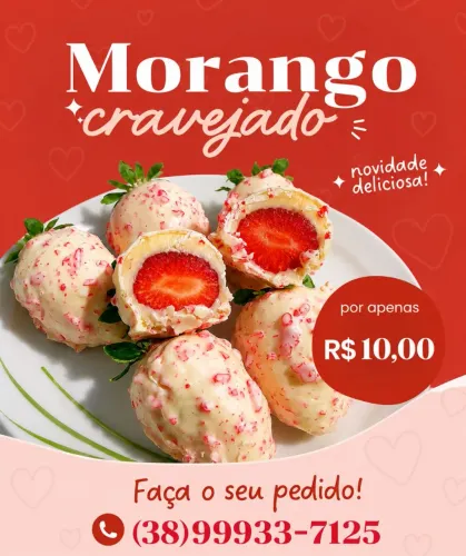 Morango cravejado