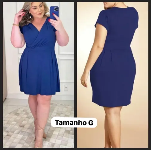 Três Vestidos plus por 100