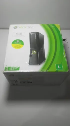 XBOX 360 4GB Slim COM CAIXA