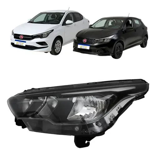 Farol Fiat Cronos Argo 2024 A 2026 Novo Com Led Esquerdo Esquerdo/motorista