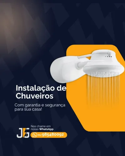 Instalação de chuveiro elétrico 