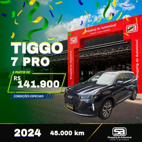 Chery Tiggo 7 Pro MAX Drive 1.6 Turbo 16V Aut. 2024