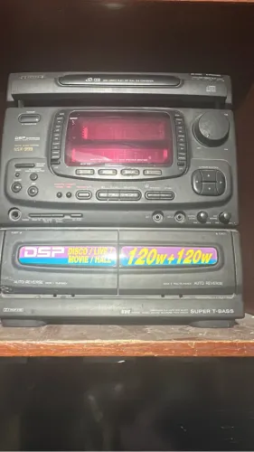 Aparelho de som aiwa