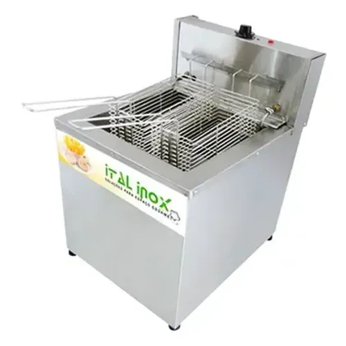 Fritadeira Elétrica Profissional Água E Óleo 18 Litros 5000w Ital Inox