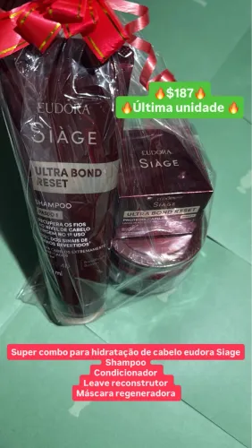 Combo Eudora Siàge 4 produtos incríveis