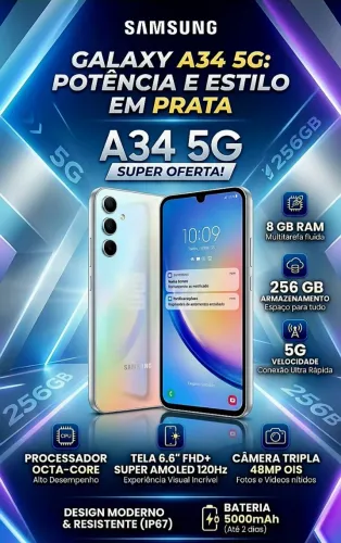 SAMSUNG A34 256GB / 8GB RAM