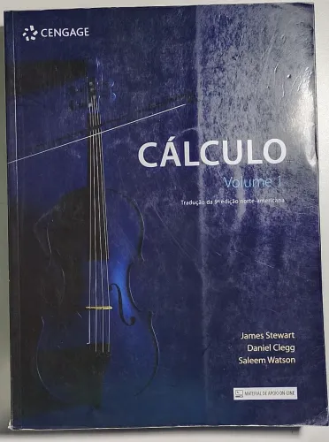 Livros Cálculo Vol. 1 e 2, James Stewart, Seminovos