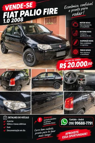 Fiat Palio 1.0/ Trofeo 1.0 Fire/ Fire Flex 4P 2008