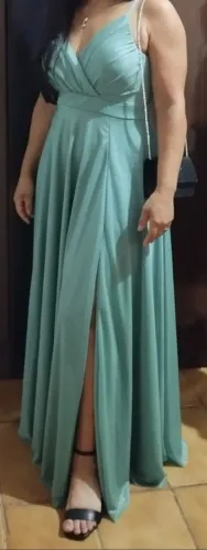 Vestido longo de festa e formatura