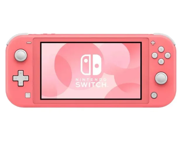 Nintendo Switch Lite 32gb Coral + Jogos Físicos