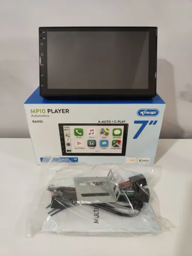 Multimídia para Carro 7 polegadas 1din Universal Carplay Android auto Bluetooth 