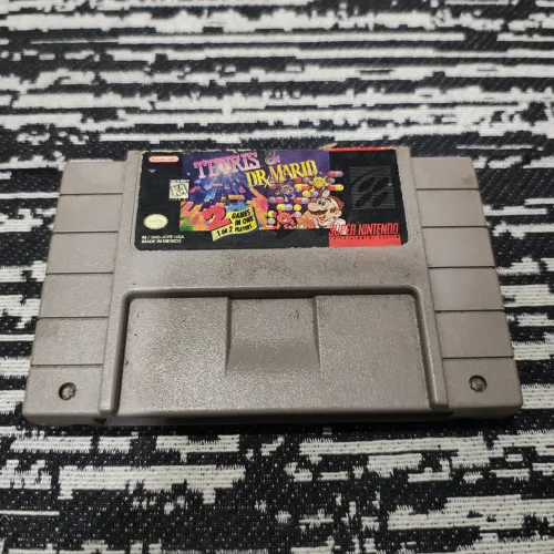 Jogo Tetris + DRx Mario - SNES
