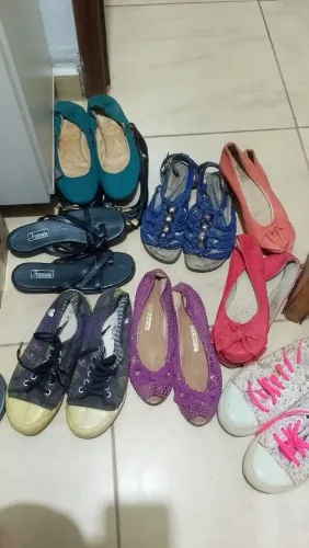 Tênis e sapatos femininos 33ao 35