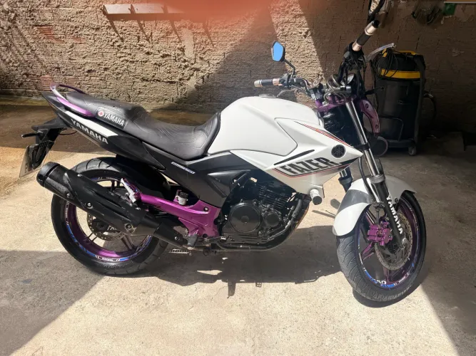 VENDO FAZER 250 2014 BRANCA PERSONALIZADA