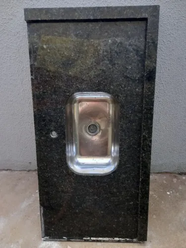 Bancada em granito verde ubatuba