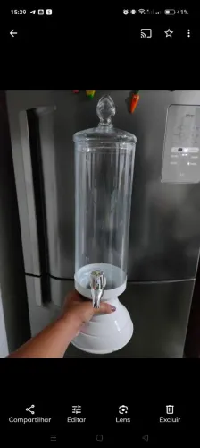 Suqueira de vidro