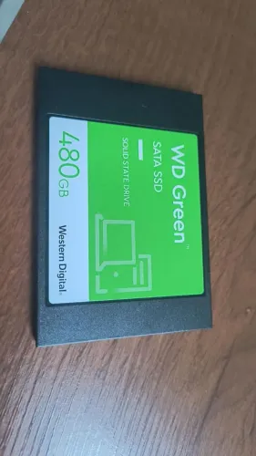 SSD WD Green 480GB SATA 2.5" - 100% de Saúde | Estado de Novo