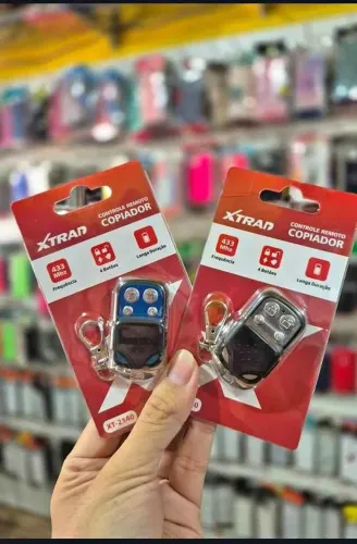 CONTROLE PARA MOTOR DE PORTÃO DE GARAGEM COPIADOR XTRAD XT-2140, ENTREGAMOS JÁ CODIFICADO