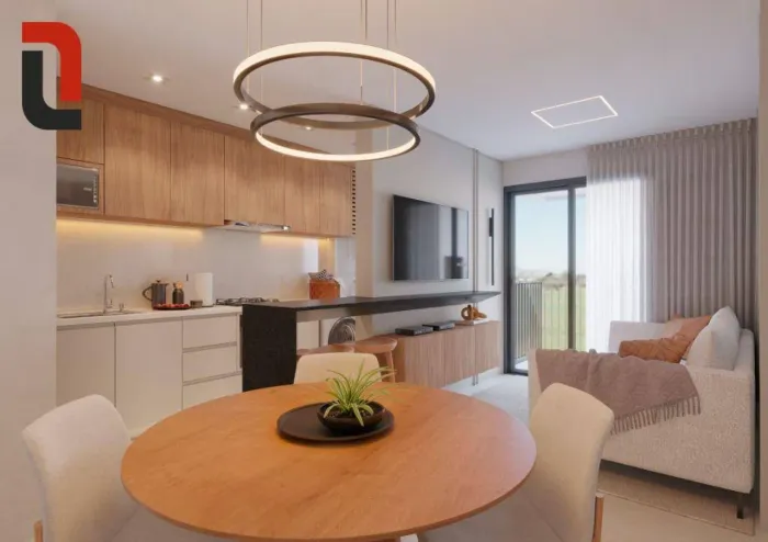 Yes Ecoville Apto 55m² 2 quartos, sacada gourmet e 1 vaga