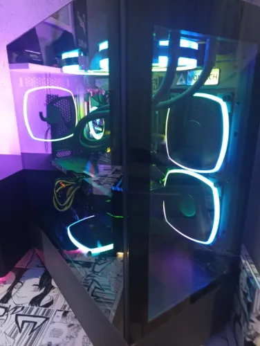 PC Gamer Completo Ryzen 5 5600X + RTX 3060 AORUS ELITE 12GB | 32GB RAM | Water Cooler 240m