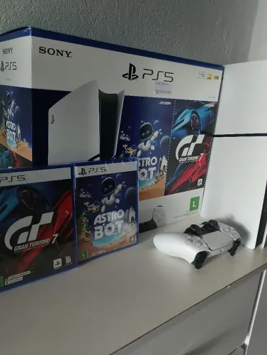 PS5 Físico ( APENAS UM MÊS DE USO ) NOTA FISICAL