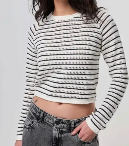 Blusa manga longa tricô listers youcom