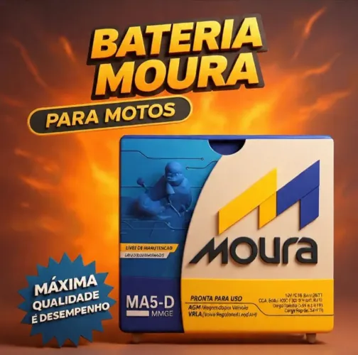 Bateria Moto Nova Garantia de Fabrica