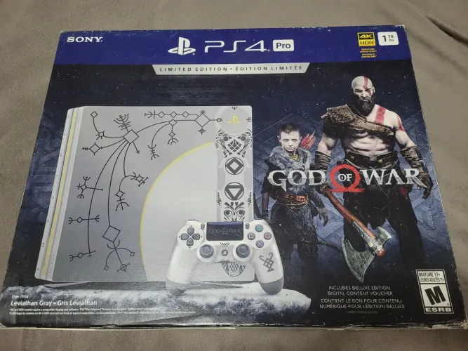 Playstation 4 Pro Edição God of War (PS4 Pro) Desbloqueado