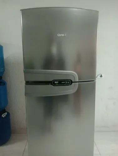 Geladeira Inox Consul Frost Fre painel digital gelando perfeitamente vendo entrego