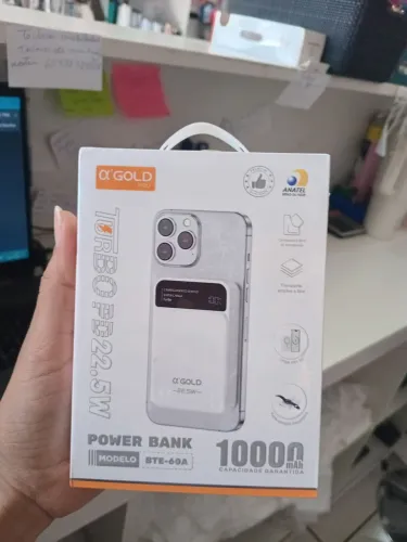 Power Bank Agold 10000mah magnético