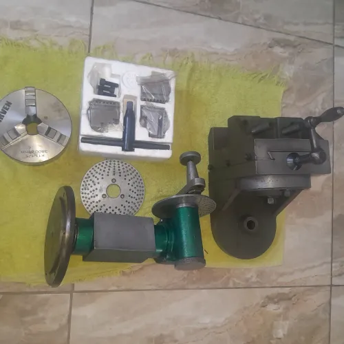 Cabeçote fresador com divisor mais placa 125mm.