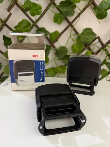 Kit com 2 Carimbos Automáticos COLOP Printer C20